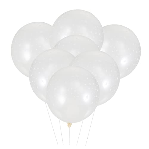 Ciieeo 100 Stück Sternenhimmel Ballon Abschlussball Dekorationen Für Zuhause Lieferungen Partydekorationen Dekorativ Fee Blau Pastell Transparenter Ballon Groß Geburtstag Emulsion von Ciieeo