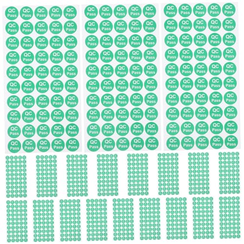 Ciieeo 1000 Stück Qualitätsprüfungs Pass Etikettenaufkleber Testetiketten Bestehen Versandetiketten Sicherheitsaufkleber Kreditkartenaufkleber Inventaretiketten Abel von Ciieeo