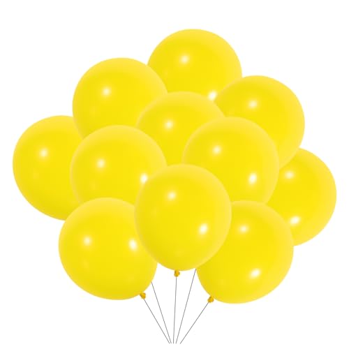 Ciieeo 100Stücke Gelbe Luftballons Für Geburtstagsfeiern Babypartys Und Hochzeiten Dekoration Für Romantische Anlässe Und Themenpartys Vielseitiger Ciieeo 100Stücke Gelbe Luftballons Für Geburtstagsfeiern Babypartys Und Hochzeiten Dekoration Für Romantische Anlässe Und Themenpartys Vielseitiger von Ciieeo