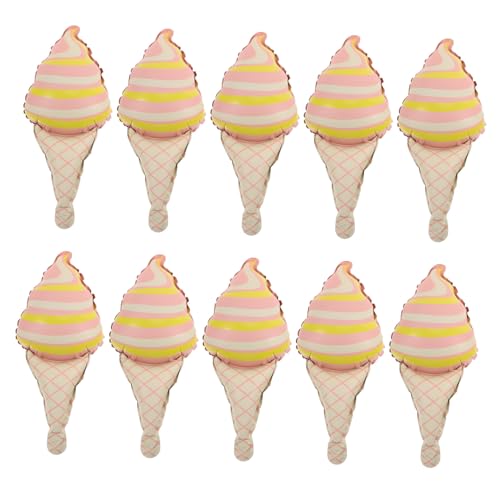 Ciieeo 10Stücke Eiscreme Luftballons Folienballons Für Geburtstagsfeiern Aufblasbare Cartoon Dekorationen Langlebige Lebensmittelballons Für Party Events Ciieeo 10Stücke Eiscreme Luftballons Folienballons Für Geburtstagsfeiern Aufblasbare Cartoon Dekorationen Langlebige Lebensmittelballons Für Party Events von Ciieeo