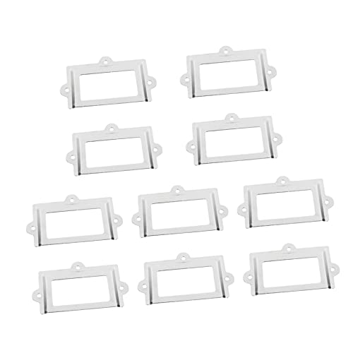 Ciieeo 10st Medizinbox Etikettenbox Etikettenhalter Für Schubladenetiketten Schrank-tag-halter Antike Etikettenrahmen Schubladen-namenskartenetikett Schubladenhalter Visitenkarte Kabinett Ciieeo 10st Medizinbox Etikettenbox Etikettenhalter Für Schubladenetiketten Schrank-tag-halter Antike Etikettenrahmen Schubladen-namenskartenetikett Schubladenhalter Visitenkarte Kabinett von Ciieeo