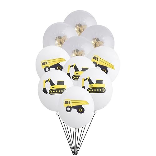Ciieeo 12 Auto Ballons Luftballons Latexballons Wagen Konfetti von Ciieeo