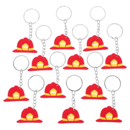 Ciieeo 12 Stück Feuer-schlüsselanhänger Cartoon-schlüsselanhänger Feuerstartanhänger Feuerwehrmänner Ornament Feuerwehrmann Schlüsselanhänger Geburtstagsdekorationen Pvc Rot Ciieeo 12 Stück Feuer-schlüsselanhänger Cartoon-schlüsselanhänger Feuerstartanhänger Feuerwehrmänner Ornament Feuerwehrmann Schlüsselanhänger Geburtstagsdekorationen Pvc Rot von Ciieeo