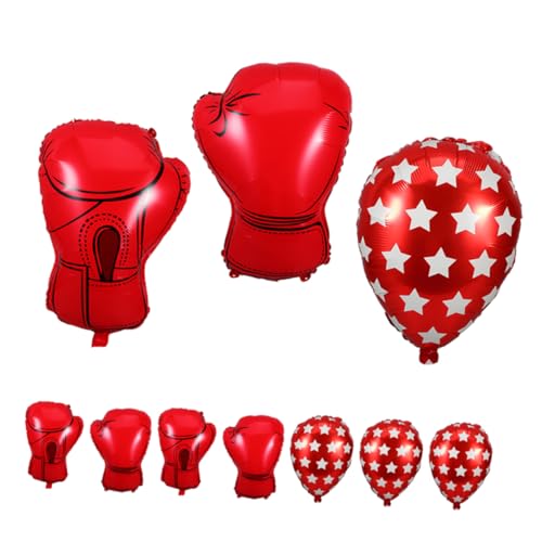 Ciieeo 12 Stück Teiliges Aufblasbare Boxhandschuhe und Sandbag Ballons in Rot Wrestling Party Dekoration für Jungen Sport Geburtstag Lebendige Thematische Partyartikel für Boxing und Ciieeo 12 Stück Teiliges Aufblasbare Boxhandschuhe und Sandbag Ballons in Rot Wrestling Party Dekoration für Jungen Sport Geburtstag Lebendige Thematische Partyartikel für Boxing und von Ciieeo