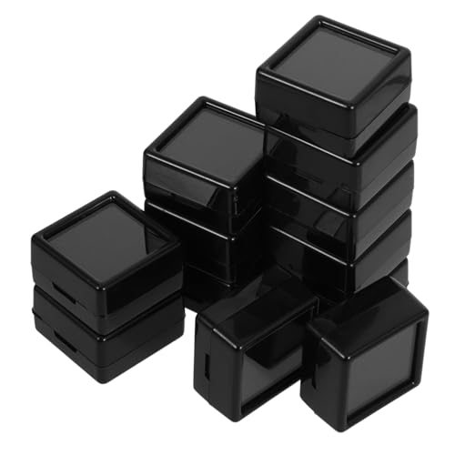 Ciieeo 12 Stück Teiliges Schmuckdisplay Schwarze Schmuckbox mit Deckel Robuste Aufbewahrung für Edelsteine Münzen und Perlen Reisefreundlich und Vielseitig Einsetzbar Ciieeo 12 Stück Teiliges Schmuckdisplay Schwarze Schmuckbox mit Deckel Robuste Aufbewahrung für Edelsteine Münzen und Perlen Reisefreundlich und Vielseitig Einsetzbar von Ciieeo