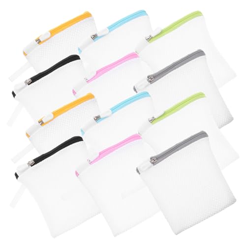 Ciieeo 12 Stück Teiliges Set Kleine Multifunktionale Waschmaschinentaschen aus Strapazierfähigem Netzstoff Verhedderungsfrei für Unterwäsche Socken Vielseitig für Handwäsche und Ciieeo 12 Stück Teiliges Set Kleine Multifunktionale Waschmaschinentaschen aus Strapazierfähigem Netzstoff Verhedderungsfrei für Unterwäsche Socken Vielseitig für Handwäsche und von Ciieeo