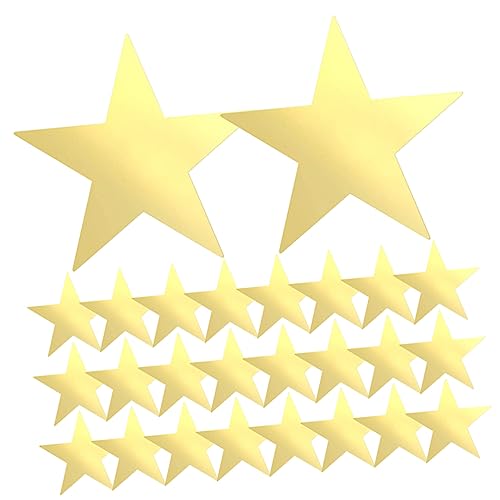 Ciieeo 120St Pentagramm-Partydekoration namensschilder namenschild Sternausschnitt Papier Stern-Konfetti-Ausschnitt Mini Dekorationen Werbetafel Papier geschnitten 15c Requisiten von Ciieeo