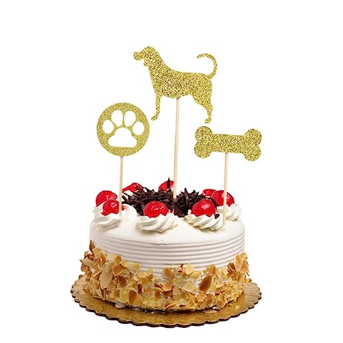 Ciieeo 12St Cupcake-Topper zum Geburtstag Männer dekor partydekoration Geburtstagskuchen Cupcake-Kapazitäten Kuchendeckel aus Knochen Kuchen Topper der schmücken von Ciieeo