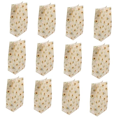 Ciieeo 12st Geschenk Papiertüte Bienen-goodie-bags Partytüten Zum Bienentag Verpackungstüten Für Schokolade Bäckerei-leckerli-beutel Bienen-süßigkeitsbeutel Kekstüten Kleine Kekstüte Eben Ciieeo 12st Geschenk Papiertüte Bienen-goodie-bags Partytüten Zum Bienentag Verpackungstüten Für Schokolade Bäckerei-leckerli-beutel Bienen-süßigkeitsbeutel Kekstüten Kleine Kekstüte Eben von Ciieeo