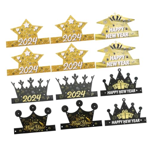 Ciieeo 12st Neujahrsparty-ornament Requisiten Personalisierte Partyhüte Verrückter Hut Partyhüte Für Geburtstagskinder Jahre Partygeschenke Kappen Schutzhelme Jahr Dekoration Papier Ciieeo 12st Neujahrsparty-ornament Requisiten Personalisierte Partyhüte Verrückter Hut Partyhüte Für Geburtstagskinder Jahre Partygeschenke Kappen Schutzhelme Jahr Dekoration Papier von Ciieeo