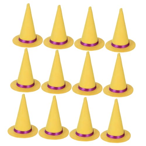 Ciieeo 12stücke Mini-hexenhüte Aus Filz Für Weinflaschen Und Tischdekoration Langlebig Und Reißfest Zum Basteln Für Halloween-dekorationen Ciieeo 12stücke Mini-hexenhüte Aus Filz Für Weinflaschen Und Tischdekoration Langlebig Und Reißfest Zum Basteln Für Halloween-dekorationen von Ciieeo