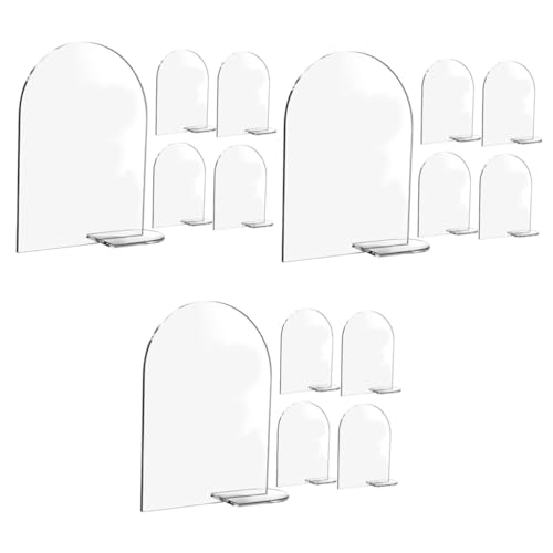 Ciieeo 15 Sets Acryl Tischkarten Sitzplätze Hochzeitsschilder Und Halter Für Empfangs Ausstellungsständer Veranstaltungen Hochzeitsdekorationen Brautkabinen Happy Stands von Ciieeo