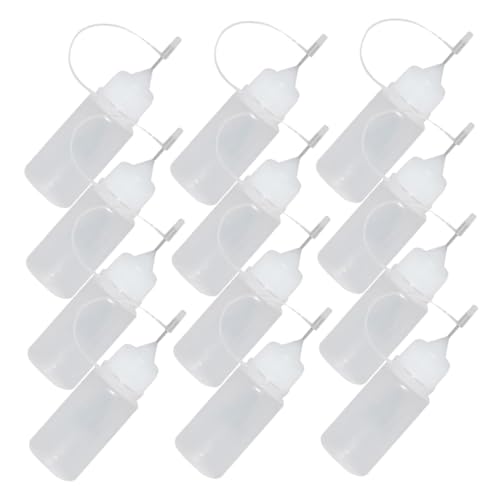 Ciieeo 15 Stück Spritzflasche für Kunststoffflaschen mit Präzisionsnadel für Diy Projekte Bastelarbeiten und Haushaltsreparaturen Auslaufsicher und Vielseitig Einsetzbar von Ciieeo