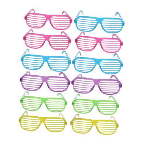 Ciieeo 15 Stück Teiliges Bunte Festivalbrillen Lustige Partybrillen für Fotorequisiten Erhältlich Grün Gelb und Himmelblau für Karneval und Feiern Ciieeo 15 Stück Teiliges Bunte Festivalbrillen Lustige Partybrillen für Fotorequisiten Erhältlich Grün Gelb und Himmelblau für Karneval und Feiern von Ciieeo