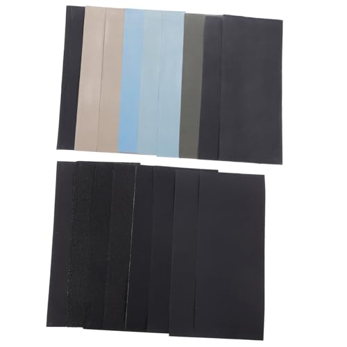 Ciieeo 18 Blatt Schleifpapier Polierschleifpapier Nassschleifpapier Schleifpapier Mit Hoher Körnung Schleifpapier Mit Sortierter Körnung Schleifpapier Nass Trocken Schleifpapier von Ciieeo