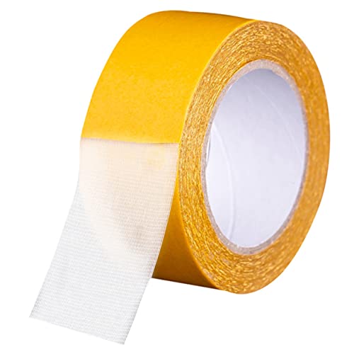 Ciieeo 1Rolle Doppelseitiges Klebeband für Teppiche Stark und Rückstandsfrei für Hartholzböden Hochzeit und Dekoration Einfach zu Bedienen und Platzsparend von Ciieeo