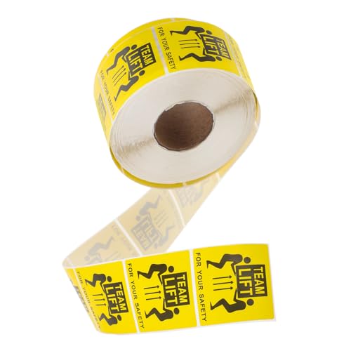 Ciieeo 1Rolle Schweres Versandetikett Selbstklebende Team Lift Warnaufkleber für Etiketten Rolle für und Schwere Pakete Ciieeo 1Rolle Schweres Versandetikett Selbstklebende Team Lift Warnaufkleber für Etiketten Rolle für und Schwere Pakete von Ciieeo