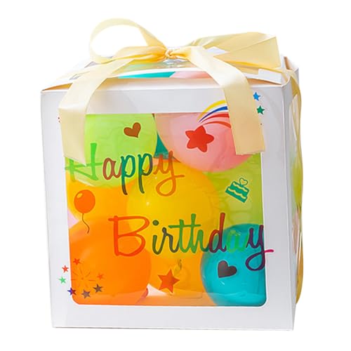 Ciieeo 1satz Geburtstag Ballon Box Deko Mit Luftballons Und Blöcken Kreative Party Deko Für Jungen Und Mädchen Wiederverwendbare Und Faltbare Geschenkbox Für Geburtstagsfeiern Ciieeo 1satz Geburtstag Ballon Box Deko Mit Luftballons Und Blöcken Kreative Party Deko Für Jungen Und Mädchen Wiederverwendbare Und Faltbare Geschenkbox Für Geburtstagsfeiern von Ciieeo