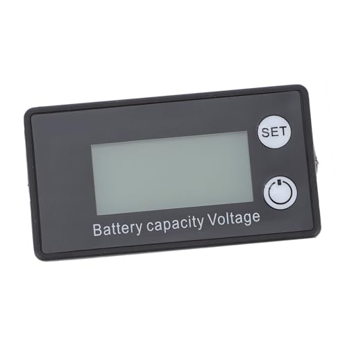 Ciieeo 1Stück LCD Batteriekapazität Spannungsanzeige Tragbarer Lithium Säure Messer für Auto für Garten und Büro von Ciieeo