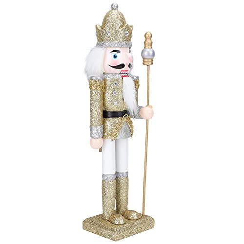 Ciieeo 1stück Nussknacker Puppe Weihnachtsdekoration Für Junge Mädchen Handgefertigte Holzfigur Lebendig Und Farbenfroh Für Festliche Anlässe Stilvoll Und Charmant von Ciieeo