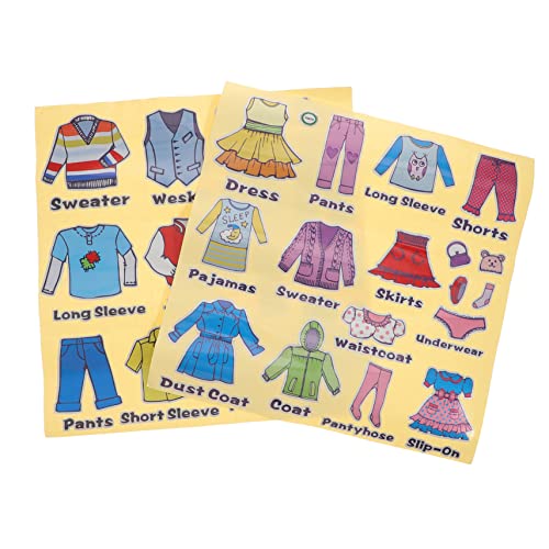 Ciieeo 2 Blätter Kleidung Aufkleber PVC Reflektierende Kleiderordner Sticker für Kleiderschrank Organisation Ablösbar Langlebig Beschriftbar Geeignet für Mädchen Kinderzimmer und Ciieeo 2 Blätter Kleidung Aufkleber PVC Reflektierende Kleiderordner Sticker für Kleiderschrank Organisation Ablösbar Langlebig Beschriftbar Geeignet für Mädchen Kinderzimmer und von Ciieeo
