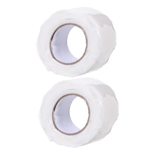 Ciieeo 2 Rollen Flexibles Dichtband Hochwertiges Klebeband für Abdichtung von Lecks und Reparatur von Rohren und Eimern Breit Weiß für Einfache Anwendung und Langlebige Nutzung Ciieeo 2 Rollen Flexibles Dichtband Hochwertiges Klebeband für Abdichtung von Lecks und Reparatur von Rohren und Eimern Breit Weiß für Einfache Anwendung und Langlebige Nutzung von Ciieeo