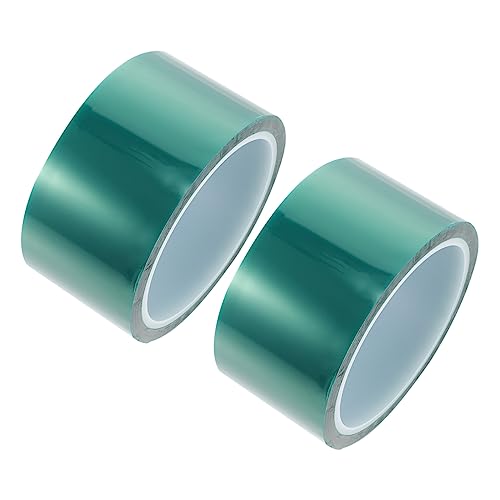 Ciieeo 2 Rollen Hitzebeständiges Klebeband Epoxidharz Tape für Elektronik Malerei Löten Sublimationsprojekte Rückstandslos Ablösbar für Harzarbeiten Harzüberschüsse von Ciieeo