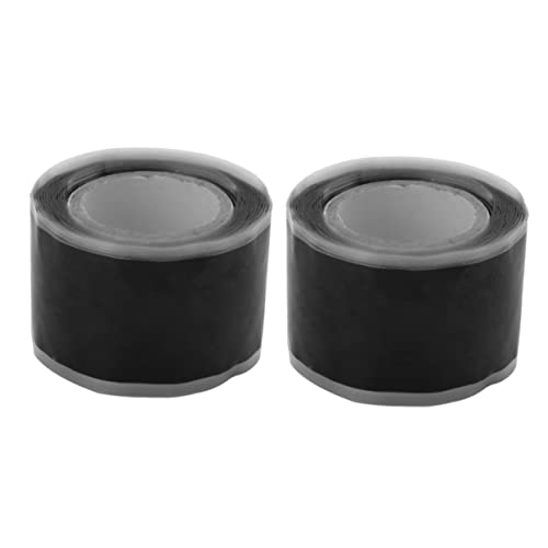 Ciieeo 2 Rollen Wasserdichtes Silikonband Schwarz Beständig Verdrahtung elektrisches Band Isolierung klebeband Isolierband Silikon elektrisches Dichtungsband Hochtemperaturwiderstandband von Ciieeo