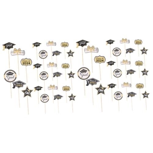 Ciieeo 2 Sätze Cupcake Toppers Für Abschlussfeier Dekorative Picks Für Kuchen Und Desserts Für Schulabschluss Und Feierlichkeiten Graduation Party 24 Stück * 2 Ciieeo 2 Sätze Cupcake Toppers Für Abschlussfeier Dekorative Picks Für Kuchen Und Desserts Für Schulabschluss Und Feierlichkeiten Graduation Party 24 Stück * 2 von Ciieeo