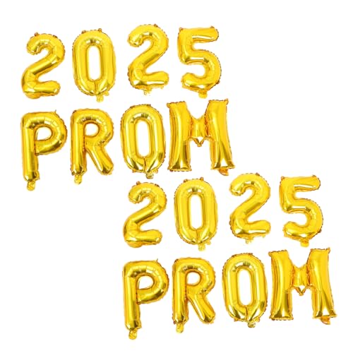 Ciieeo 2 Sätze Folienballons Partydekorationen für Abschlussfeier Prom Ballons für Graduierte Sichere Leicht Aufzublasende Feier Deko für Abi Bachelor von Ciieeo