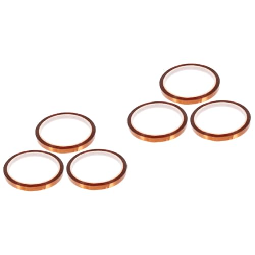 Ciieeo 2 Sätze Hochtemperatur Isolierband Thermisches Isolierband Für Elektronik Hitzebeständiges Klebeband Für Solder Beschichtungsanwendungen Starke Haftkraft 3 Rollen * 2 von Ciieeo