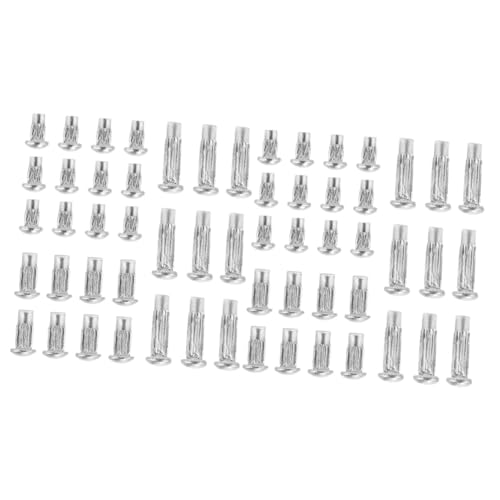 Ciieeo 2 Sätze Knurled Solid Rivets Halbkreisförmige Befestigungsnieten Silber Robuste Und Langlebige Materialien Für Schilderinstallationen Unternehmen Geschäften Und 1500 Stück * 2 von Ciieeo