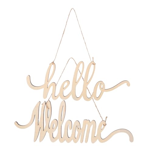 Ciieeo 2 Sätze Natürliche Holz Welcome Letter Cutouts Hängende Dekorationen für Zuhause Bar Hochzeit Vielseitige Holzkunst für Festliche und Alltagsschmuck Ciieeo 2 Sätze Natürliche Holz Welcome Letter Cutouts Hängende Dekorationen für Zuhause Bar Hochzeit Vielseitige Holzkunst für Festliche und Alltagsschmuck von Ciieeo