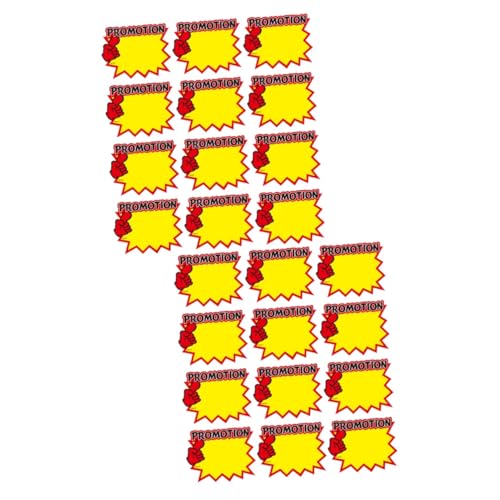 Ciieeo 2 Sätze Preis Schild Tags-aufkleber Etiketten -tags Rabattetiketten Etikettenaufkleber Verkaufsschilder Für Den Einzelhandel Weiße Einzelhandelsetiketten Weißer Karton 50 Stück * 2 von Ciieeo