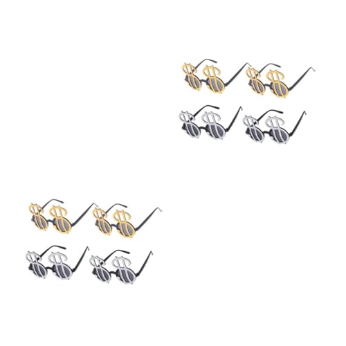 Ciieeo 2 Sätze Teiliges Lustige Sonnenbrillen Mit Usd Symbol Für Partys Fotorequisiten Und Dekoration Ausgefallene Brille Für Festivals Und Feiern 4 Stück * 2 Ciieeo 2 Sätze Teiliges Lustige Sonnenbrillen Mit Usd Symbol Für Partys Fotorequisiten Und Dekoration Ausgefallene Brille Für Festivals Und Feiern 4 Stück * 2 von Ciieeo