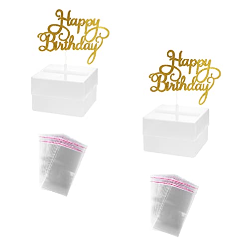 Ciieeo 2 Satz Geldgeschenkbox mit Tortendeko Transparente Kuchen Spardose für Geburtstagsfeiern zum Ziehen von Geldgeschenken für Unvergessliche Erinnerungen Ciieeo 2 Satz Geldgeschenkbox mit Tortendeko Transparente Kuchen Spardose für Geburtstagsfeiern zum Ziehen von Geldgeschenken für Unvergessliche Erinnerungen von Ciieeo