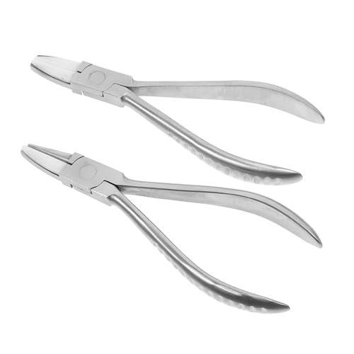 Ciieeo 2 Stück Brillen Nasenpad Zange Teiliges Langlebige Rutschfeste Brillenreparaturzange zur Nasenpad Anpassung Kratzfrei Ergonomisch für Optiker Brillenträger und Heimgebrauch von Ciieeo