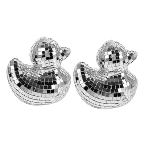 Ciieeo 2 Stück Disco Ente Figurine Reflektierendes Duck Ornament für Tischdekoration Party Büro Glänzende Spiegeloberfläche für Lebendige für Freunde Ciieeo 2 Stück Disco Ente Figurine Reflektierendes Duck Ornament für Tischdekoration Party Büro Glänzende Spiegeloberfläche für Lebendige für Freunde von Ciieeo