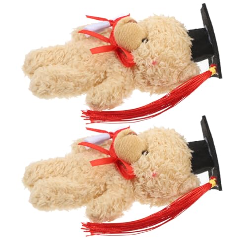 Ciieeo 2 Stück Dr. Bärenpuppe abschluss ausgestopfte bären Abschlussfeier Bärenpuppen Grad Animal geschmückter Bär zum Abschluss Plüsch-Grad-Bär Filzstoff Light Brown Ciieeo 2 Stück Dr. Bärenpuppe abschluss ausgestopfte bären Abschlussfeier Bärenpuppen Grad Animal geschmückter Bär zum Abschluss Plüsch-Grad-Bär Filzstoff Light Brown von Ciieeo