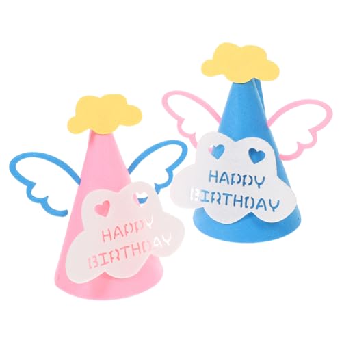 Ciieeo 2 Stück Geburtstagshut Geburtstag Kopfbedeckung Hüte Für Partyhut Aus Filzkegel Hauben Für Geburtstagsmütze Für Jungen Hut Für Kindergeburtstagsmütze Papier Ciieeo 2 Stück Geburtstagshut Geburtstag Kopfbedeckung Hüte Für Partyhut Aus Filzkegel Hauben Für Geburtstagsmütze Für Jungen Hut Für Kindergeburtstagsmütze Papier von Ciieeo