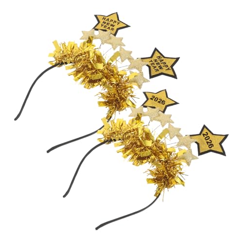 Ciieeo 2 Stück Glitzer Stern Haarreifen Festlicher Tinsel Stirnband mit Fünf Sternen Leichter Wiederverwendbar für Silvesterparty Familienfeiern und Fotoshootings Ciieeo 2 Stück Glitzer Stern Haarreifen Festlicher Tinsel Stirnband mit Fünf Sternen Leichter Wiederverwendbar für Silvesterparty Familienfeiern und Fotoshootings von Ciieeo