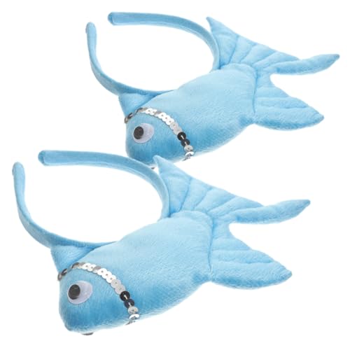 Ciieeo 2 Stück Goldfisch Stirnband Kostüm Haarreif Meeres Tier Motiv für Halloween Geburtstag Party Zubehör Komfortabel und Festlich Ciieeo 2 Stück Goldfisch Stirnband Kostüm Haarreif Meeres Tier Motiv für Halloween Geburtstag Party Zubehör Komfortabel und Festlich von Ciieeo