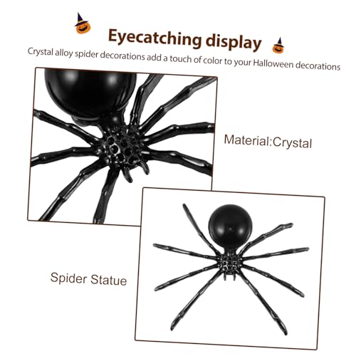 Ciieeo 2 Stück Halloween Spinnen Deko aus Kristall und Legierung Realistisch Detailreiche Spinnenfigur Stilvolles Schwarzes Obsidian Ornament Vielseitig für Haus und Party Geeignet Edle Ciieeo 2 Stück Halloween Spinnen Deko aus Kristall und Legierung Realistisch Detailreiche Spinnenfigur Stilvolles Schwarzes Obsidian Ornament Vielseitig für Haus und Party Geeignet Edle von Ciieeo