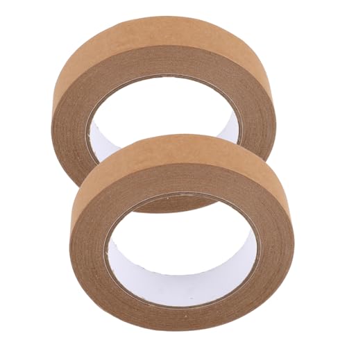 Ciieeo 2 Stück Klebeband Strapazierfähiges Packband Malerband Zum Malen Rahmenband Nachhaltiges Verpackungsband Metzger Papierband Papier Verpackungsband Umzugsband Papier Braun Ciieeo 2 Stück Klebeband Strapazierfähiges Packband Malerband Zum Malen Rahmenband Nachhaltiges Verpackungsband Metzger Papierband Papier Verpackungsband Umzugsband Papier Braun von Ciieeo