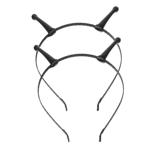 Ciieeo 2 Stück Lustige Haarreifen für Halloween Party Auffälliges Schwarzes Stirnband mit Weichem Material Bequemes Cosplay Accessoire für Erwachsene und Langlebig und Modisch Ciieeo 2 Stück Lustige Haarreifen für Halloween Party Auffälliges Schwarzes Stirnband mit Weichem Material Bequemes Cosplay Accessoire für Erwachsene und Langlebig und Modisch von Ciieeo