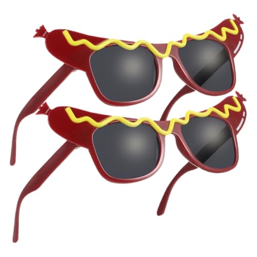 Ciieeo 2 Stück Lustige Partybrillen im Hot Dog Design Teiliges Auffällige Bunte Deko Vielseitig Einsetzbar für Feiern Hochzeiten und Foto Requisiten Geeignet für Altersgruppen Ciieeo 2 Stück Lustige Partybrillen im Hot Dog Design Teiliges Auffällige Bunte Deko Vielseitig Einsetzbar für Feiern Hochzeiten und Foto Requisiten Geeignet für Altersgruppen von Ciieeo