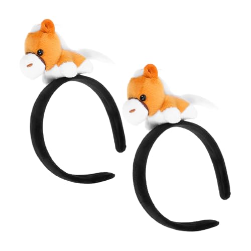 Ciieeo 2 Stück Niedliches Pferde-headband Cartoon Tier Haarreif für Bequemes Leichtes Material für Freizeitpark Halloween Geburtstagsfeiern und Kreative Kostümpartys von Ciieeo