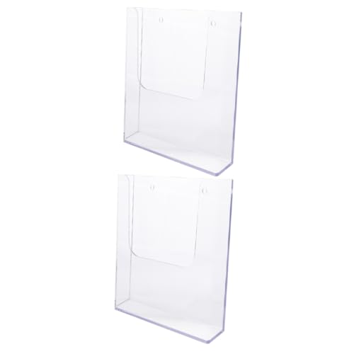 Ciieeo 2 Stück Wandmontierter Dokumentenhalter Transparent Großes Fassungsvermögen Prospekt und Zeitschriftenständer für Büro und Zuhause Ciieeo 2 Stück Wandmontierter Dokumentenhalter Transparent Großes Fassungsvermögen Prospekt und Zeitschriftenständer für Büro und Zuhause von Ciieeo