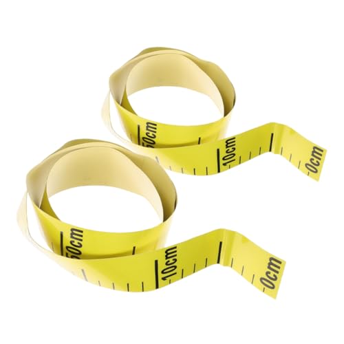 Ciieeo 2 Stück Wasserstandsskala klebrige Maßbänder Maßband abziehen und aufkleben Maßbänder aufkleben Klebebandmaß Nützliches Klebeband-Lineal zum Kleben selbstklebendes Maßband PVC Gelb Ciieeo 2 Stück Wasserstandsskala klebrige Maßbänder Maßband abziehen und aufkleben Maßbänder aufkleben Klebebandmaß Nützliches Klebeband-Lineal zum Kleben selbstklebendes Maßband PVC Gelb von Ciieeo