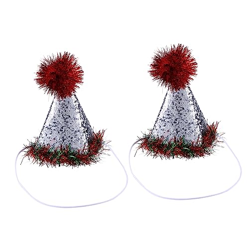 Ciieeo 2 Stück Weihnachtsmütze für Hunde und Katzen Bunte Haustier Partyhüte Weihnachtliche Dekoration Bequemes Material Festliche Accessoires für Weihnachten und Feiern Ciieeo 2 Stück Weihnachtsmütze für Hunde und Katzen Bunte Haustier Partyhüte Weihnachtliche Dekoration Bequemes Material Festliche Accessoires für Weihnachten und Feiern von Ciieeo